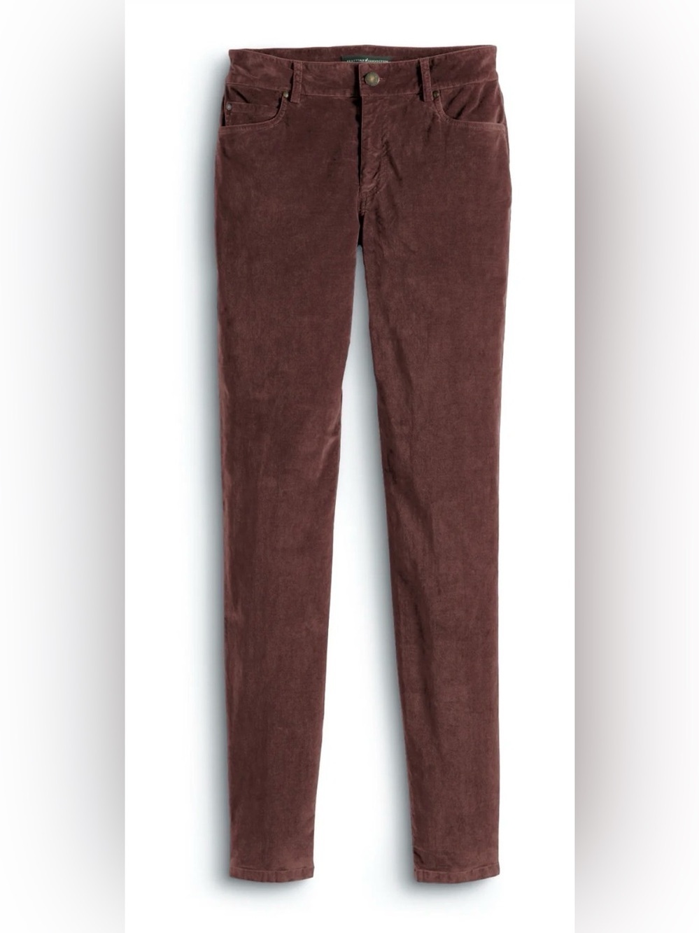 Peruvian connection velveteen brown pants jeans size 4